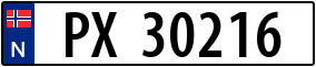 Truck License Plate